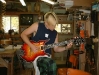 Marc Minarik of  Minarik Guitars  & Lily\'s Siren w/ his Custom Design 